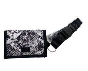 PINK Victoria's Secret Leopard Black Camo Print Wallet ID Card Holder Lanyard